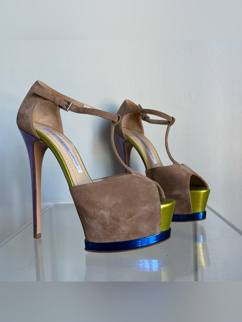 Gianmarco Lorenzi Suede Pumps